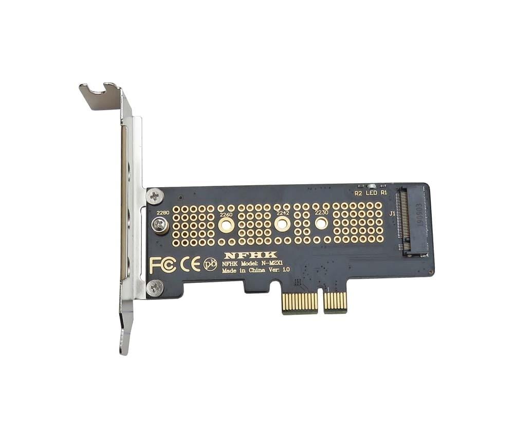Planet Gates NVMe PCIe M.2 NGFF SSD to PCIe x1 adapter card PCIe x1 to M.2 card with bracket