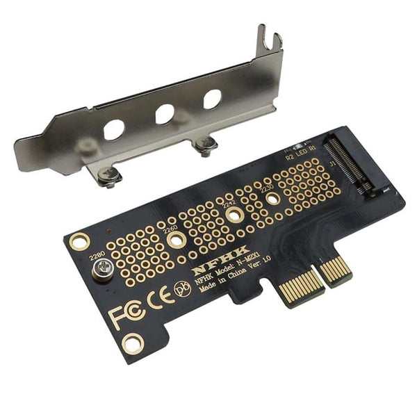 Planet Gates NVMe PCIe M.2 NGFF SSD to PCIe x1 adapter card PCIe x1 to M.2 card with bracket