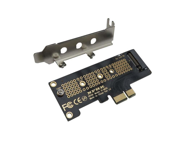 Planet Gates NVMe PCIe M.2 NGFF SSD to PCIe x1 adapter card PCIe x1 to M.2 card with bracket