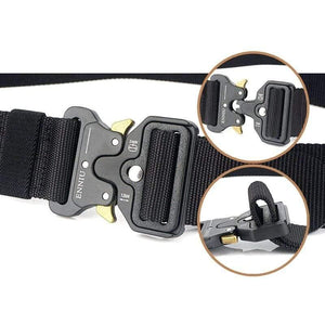 Nylon Tactical Belt Army Belt Men Outdoor Training Belts Black High Quality Easy Unlock Metal Military Buckle Belt