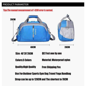 Planet Gates Nylon Waterproof Sports Gym Bag Women Men For Gym Fitness Training Shoulder Travel Handbag yoga Bag Luggage