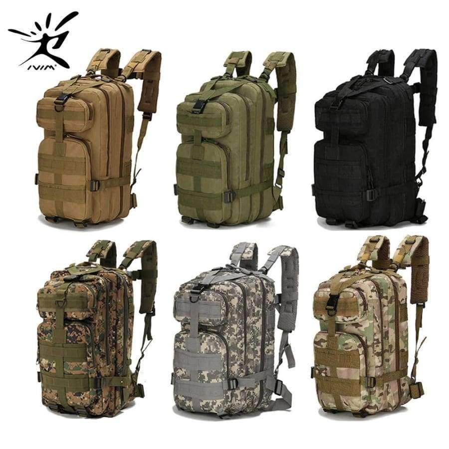 Planet Gates Nylon Waterproof Tactical Backpack  Tactical Bag Outdoor Military Backpack Bag Sport Camping Hiking Fishing Hunting 28L