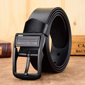 Men Belt Male High Quality Leather Belt Men Male Genuine Leather Strap Luxury Pin Buckle Fancy Vintage Jeans