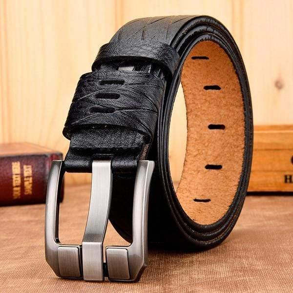Belt Male Leather Belt Men Genuine Leather Strap Luxury Pin Buckle Casual Men Belt Ancy Vintage Jeans High Quality