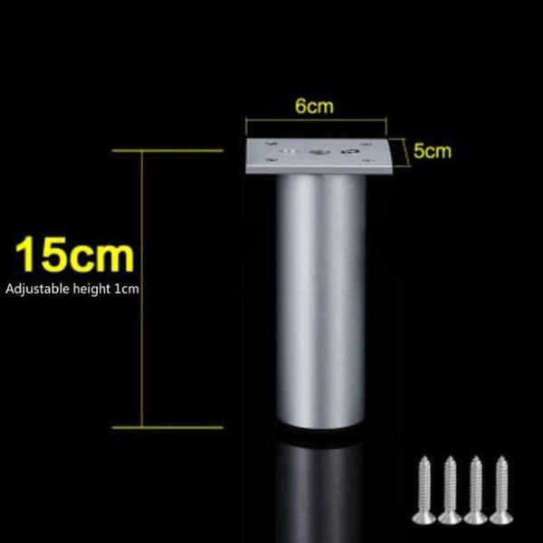 Planet Gates O  4pcs per lot Thick Aluminum Alloy Table Leg Cupboard Sofa Increase Foot Adjustable Multifunction Support Foot Furniture Accessories 4Pcs/lot