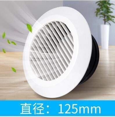 Adjustable round plastic air ventilation cover Fan Outlet Vent Extractor ceiling hole for kitchen bath air outlet fresh system