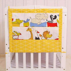 Planet Gates O Cartoon Rooms Nursery Hanging Storage Bag Baby Cot Bed Crib Organizer  60*52cm Toy Diaper Pocket for Newborn Crib Bedding Set