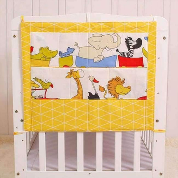 Planet Gates O Cartoon Rooms Nursery Hanging Storage Bag Baby Cot Bed Crib Organizer  60*52cm Toy Diaper Pocket for Newborn Crib Bedding Set
