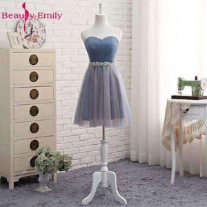 Planet Gates O1 / 2 Beauty Emily High Quality Tulle Long Short Bridesmaid Dresses 2018 Formal A-line Vintage Party Prom Dresses Off the Shoulder