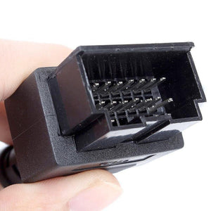 Planet Gates OBD 2 Cable for KIA 20 Pin To 16 Pin OBD2 OBD Diagnostic Tool Scanner Code Reader Adapter Car Connector Cable KIA 20Pin