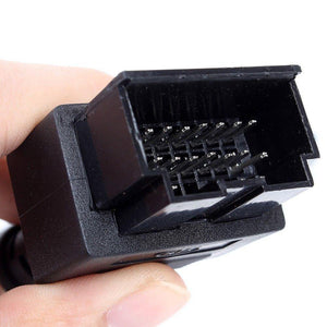 Planet Gates OBD 2 Cable for KIA 20 Pin To 16 Pin OBD2 OBD Diagnostic Tool Scanner Code Reader Adapter Car Connector Cable KIA 20Pin