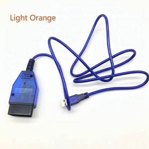 Planet Gates OBD 2 FT232RL Chip USB Cable KKL VAG-COM 409.1 OBD2 OBDII Diagnostic Scanner For VW Audi Seat Skoda