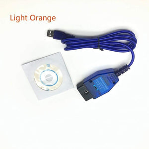 Planet Gates OBD 2 FT232RL Chip USB Cable KKL VAG-COM 409.1 OBD2 OBDII Diagnostic Scanner For VW Audi Seat Skoda