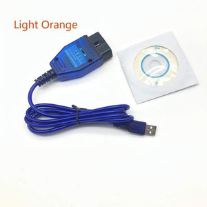 Planet Gates OBD 2 FT232RL Chip USB Cable KKL VAG-COM 409.1 OBD2 OBDII Diagnostic Scanner For VW Audi Seat Skoda