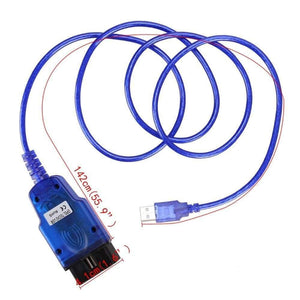Planet Gates OBD 2 FT232RL Chip USB Cable KKL VAG-COM 409.1 OBD2 OBDII Diagnostic Scanner For VW Audi Seat Skoda
