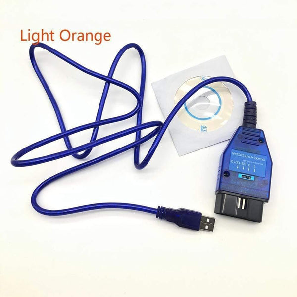 Planet Gates OBD 2 FT232RL Chip USB Cable KKL VAG-COM 409.1 OBD2 OBDII Diagnostic Scanner For VW Audi Seat Skoda