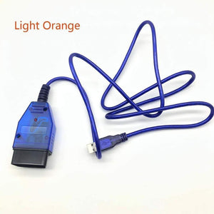 Planet Gates OBD 2 FT232RL Chip USB Cable KKL VAG-COM 409.1 OBD2 OBDII Diagnostic Scanner For VW Audi Seat Skoda
