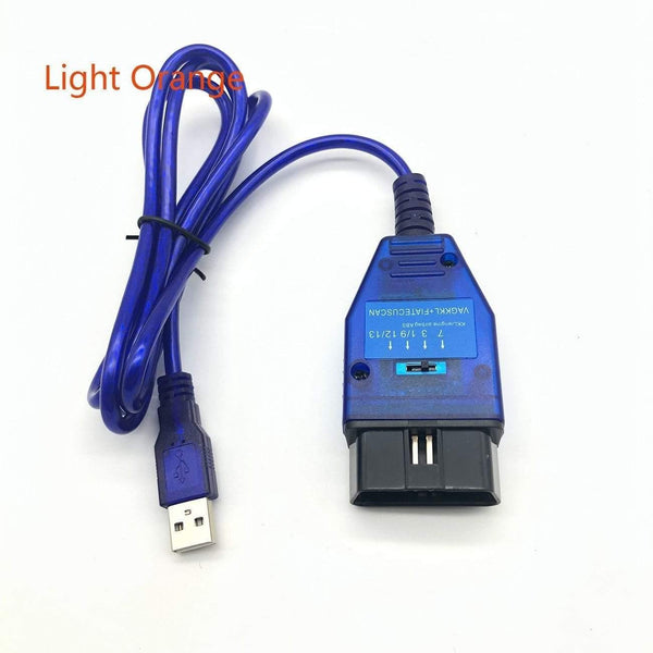 Planet Gates OBD 2 FT232RL Chip USB Cable KKL VAG-COM 409.1 OBD2 OBDII Diagnostic Scanner For VW Audi Seat Skoda
