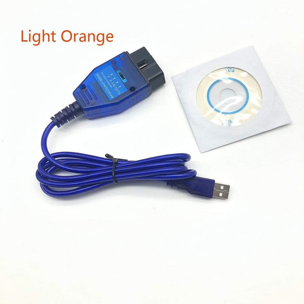 Planet Gates OBD 2 FT232RL Chip USB Cable KKL VAG-COM 409.1 OBD2 OBDII Diagnostic Scanner For VW Audi Seat Skoda
