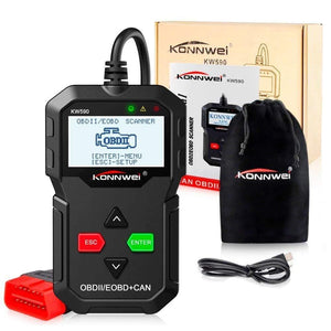 Planet Gates OBD Diagnostic Tool KONNWEI KW590 Car Code Reader automotive OBD2 Scanner Support Multi-Brands Cars&languages Free Shipping