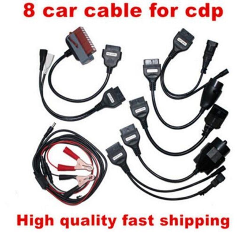 Planet Gates OBD2 Cables For TCS CDP PRO Programmer Cars Cables Diagnostic Interface Tool Full set 8 Car Cables For Autocom DELPHI DS150E