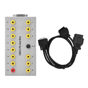 Planet Gates OBD2 Pin Out Box OBDII Protocol Detector Car OBD Break Out Box Breakout Tool OBD2 Pin Out BOX