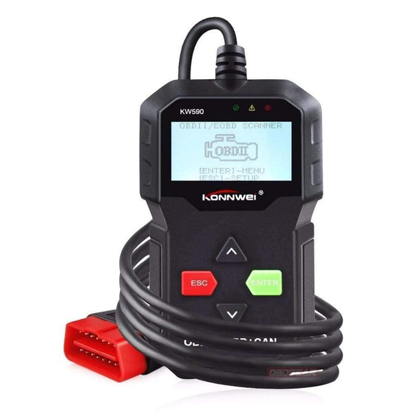 Planet Gates OBD2 Scanner Car Diagnostic Scanner KONNWEI KW590 OBD 2  Auto Diagnostics Tool Better ELM327 ODB2 Auto Diagnositic Scanner
