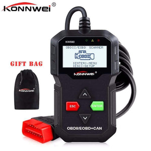 Planet Gates OBD2 Scanner Car Diagnostic Scanner KONNWEI KW590 OBD 2  Auto Diagnostics Tool Better ELM327 ODB2 Auto Diagnositic Scanner