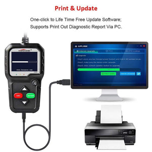 Planet Gates OBD2 Scanner OBD Car Diagnostic Auto Diagnostic-Tool KONNWEI KW680 Read Clear Fault Error Codes Russian OBD2 Automotive Scanner