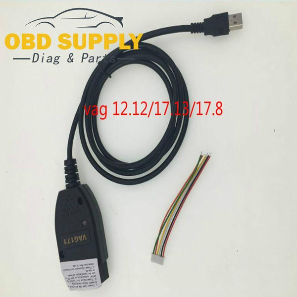 Planet Gates OBD2 vag com cable18.9 and 19.6 for vw for audi for seat for skoda obd scanner  update free official website V2-HEX