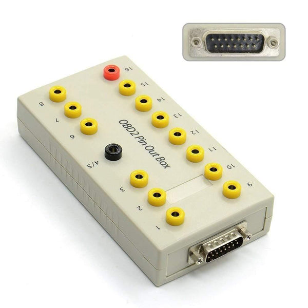 Planet Gates OBDII Protocol Detector Car OBD Break Out Box Breakout Tool OBD2 Pin Out BOX