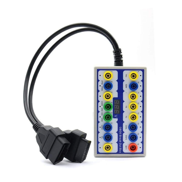Planet Gates OBDII Protocol Detector Car OBD Break Out Box Breakout Tool OBD2 Pin Out BOX