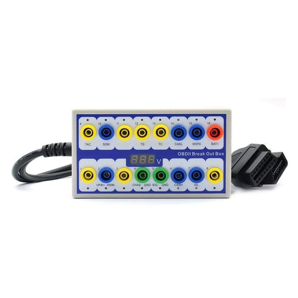 Planet Gates OBDII Protocol Detector Car OBD Break Out Box Breakout Tool OBD2 Pin Out BOX