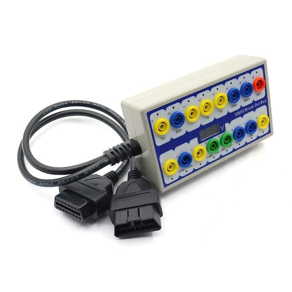 Planet Gates OBDII Protocol Detector Car OBD Break Out Box Breakout Tool OBD2 Pin Out BOX