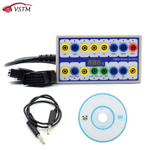 Planet Gates OBDII Protocol Detector Car OBD Break Out Box Breakout Tool OBD2 Pin Out BOX