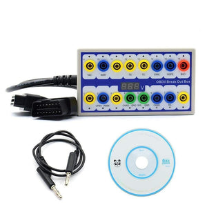 Planet Gates OBDII Protocol Detector Car OBD Break Out Box Breakout Tool OBD2 Pin Out BOX
