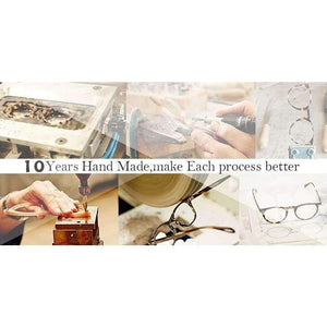 Planet Gates OCCI CHIARI Glasses Frame Eyeglasses Frames Men Gafas Acetate Male Fashionable Spectacle Frames Optical Glasses Black W-COSCO