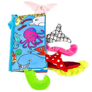 Planet Gates ocean tails 22X12CM Around Multi-touch Educational Toys Infant Double Colorful Newborn Bed Bumper Crib Toys Early Learning Baby Toys 0 12 Months