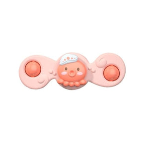 Planet Gates Octopus Spin Toy Montessori Baby Spin Top Bath Toys For Boy Children Bathing Sucker Spinner Suction Cup Toy For Kids 2 To 4 Years Rattles Teether