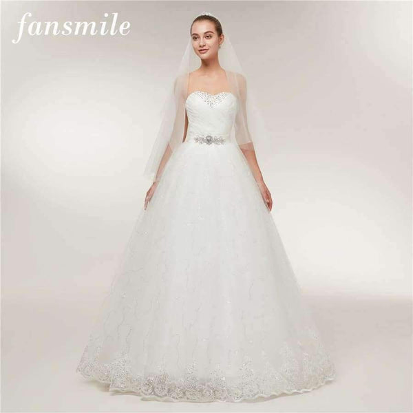 Planet Gates off white / 2 / Floor Length Vintage Lace Bridal Wedding Dresses  Customized Plus Size Princess Ball Gown Wedding Dress