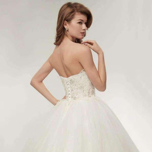 Planet Gates off white / 2 High Quality See Through Lace Up Wedding Dresses 2016 Ball Gowns Vestidos de Novia Plus Size Customized Dress FSM-001F