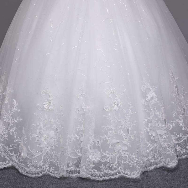 Planet Gates off white / 2 High Quality See Through Lace Up Wedding Dresses 2016 Ball Gowns Vestidos de Novia Plus Size Customized Dress FSM-001F