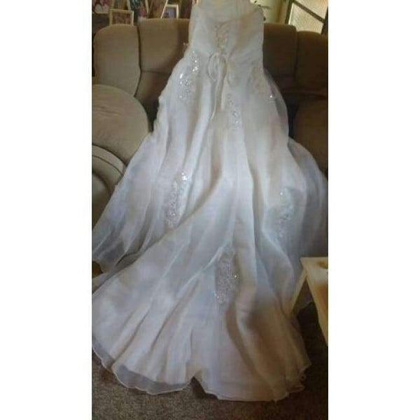 Planet Gates off white / 2 Vintage Lace Long Train Wedding Dresses  Bridal Gowns Vestidos Plus Size Bridal Dress Free Shipping FSM-117T