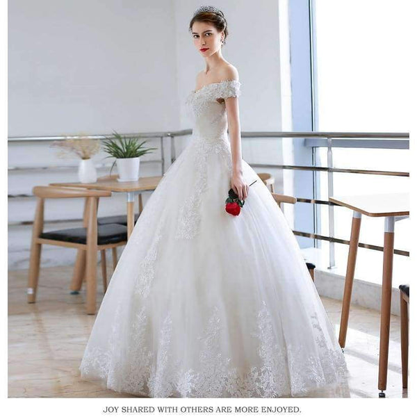 Planet Gates off white / 2 Vintage Lace Wedding Dress 2018 Simple Prinecess Vestido De Noiva Custom-made Plus Size Wedding Gowns Free Shipping