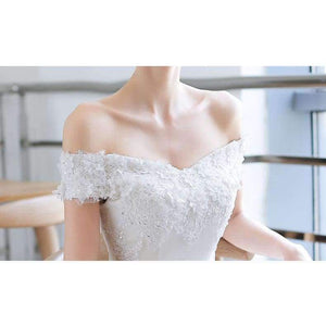 Planet Gates off white / 2 Vintage Lace Wedding Dress 2018 Simple Prinecess Vestido De Noiva Custom-made Plus Size Wedding Gowns Free Shipping