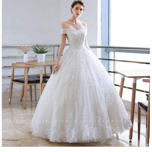 Planet Gates off white / 2 Vintage Lace Wedding Dress 2018 Simple Prinecess Vestido De Noiva Custom-made Plus Size Wedding Gowns Free Shipping