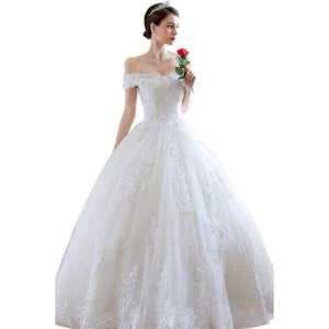 Planet Gates off white / 2 Vintage Lace Wedding Dress 2018 Simple Prinecess Vestido De Noiva Custom-made Plus Size Wedding Gowns Free Shipping