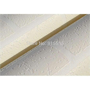 Planet Gates Off White 3D Modern Design Brick Wallpaper Roll Vinyl Wall Covering Wall Paper For Living Room Dinning Room Store Background