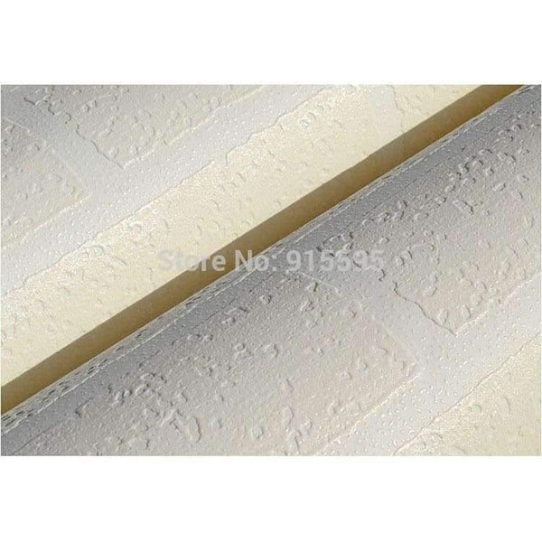 Planet Gates Off White 3D Modern Design Brick Wallpaper Roll Vinyl Wall Covering Wall Paper For Living Room Dinning Room Store Background