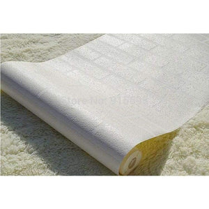 Planet Gates Off White 3D Modern Design Brick Wallpaper Roll Vinyl Wall Covering Wall Paper For Living Room Dinning Room Store Background